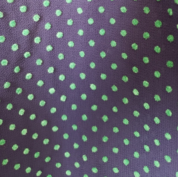 Olive & Oak Button Down Polka Dot Blouse - Picture 6 of 6